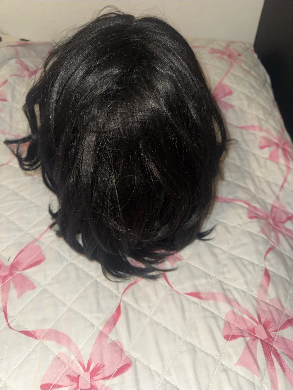 Black Short Layered Women's Wig - Classic Style